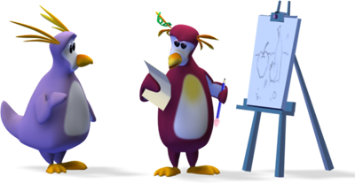 Ruby teaches Tickles about Math and Art